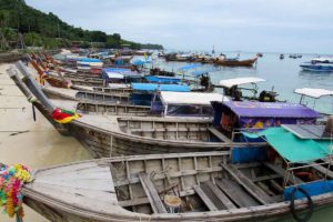 Thailand long-tail boats