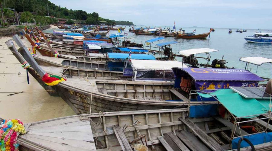 Thailand long-tail boats
