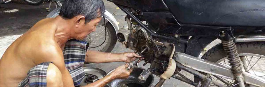 Mechanic, Phnom Pehn, Cambodia