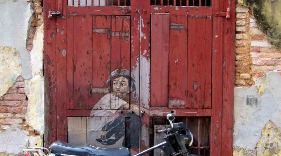 "Boy on Bike" Georgetown Street Art, Penang, Malaysia