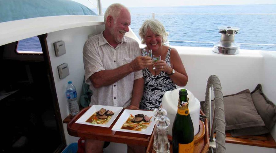 Similan Islands anniversary lunch Thaiand