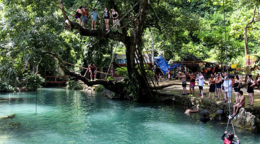 Blue Lagoon Vang Vieng Laos