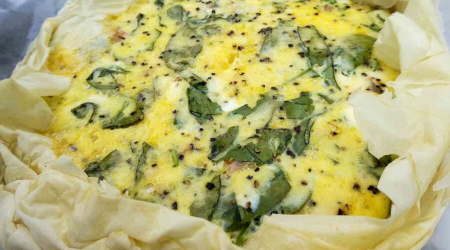 Feta & Spinach Quiche