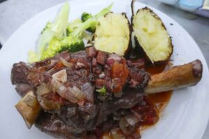 Slow Cooked Lamb Shanks