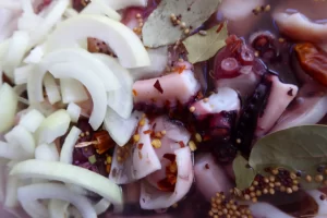Pickled octopus