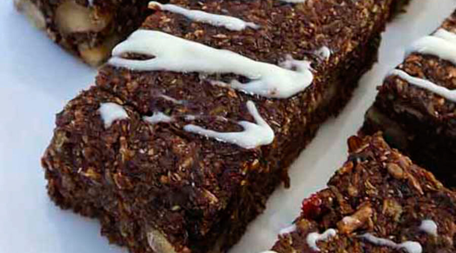 High Fibre Chocolate Slice